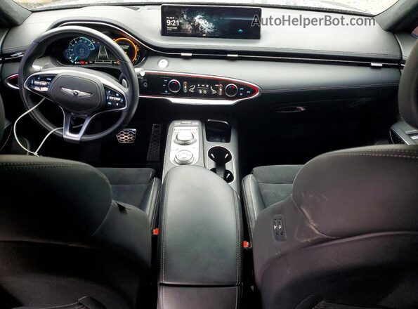 KMUMCDTC3NU036672 2022 GENESIS GV70 Gray Вид панелі приладів