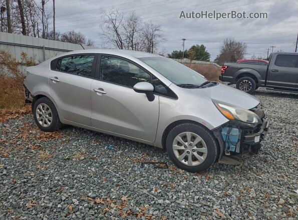 KNADM4A32G6646148 2016 KIA RIO Серебряный Передняя правая четверть