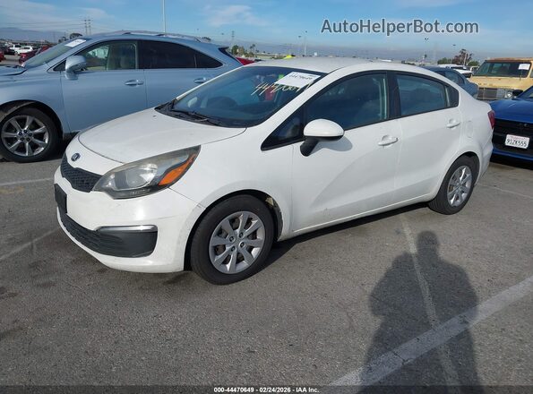 KNADM4A32G6654475 2016 KIA RIO White 