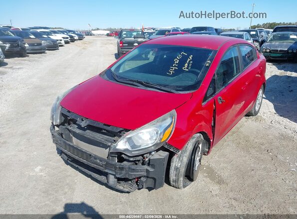 KNADM4A36H6104763 2017 KIA RIO Red 
