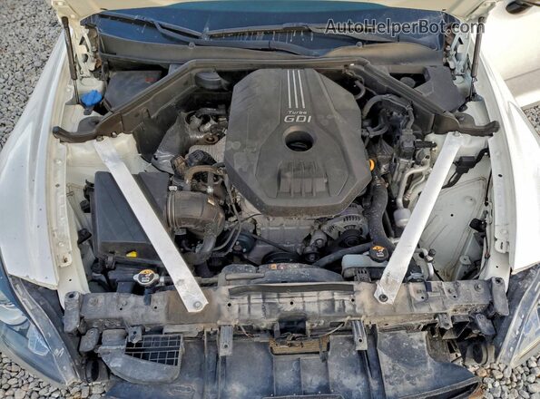 KNAE15LA8L6074382 2020 KIA STINGER White Սալոնի հետևի տեսք