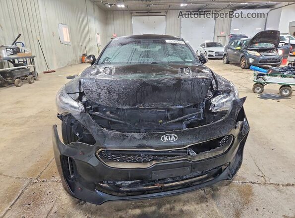 KNAE35LC2M6092129 2021 KIA STINGER Black Front view