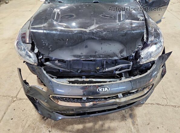 KNAE35LC2M6092129 2021 KIA STINGER Black Rear interior view