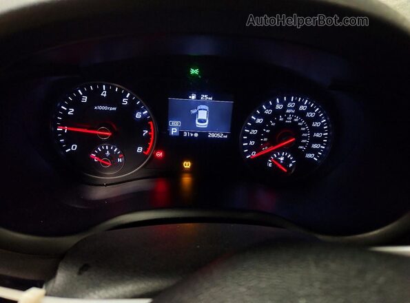 KNAE35LC2M6092129 2021 KIA STINGER Black Instrument cluster view