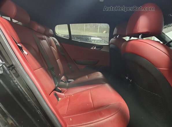KNAE35LC2M6092129 2021 KIA STINGER Black Rear seats view