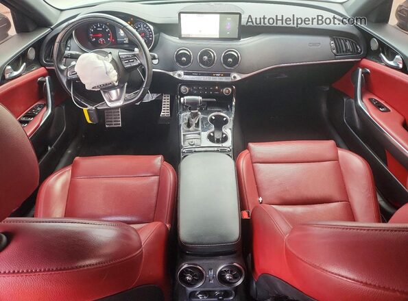 KNAE35LD2P6127975 2023 KIA STINGER Gray Widok deski rozdzielczej