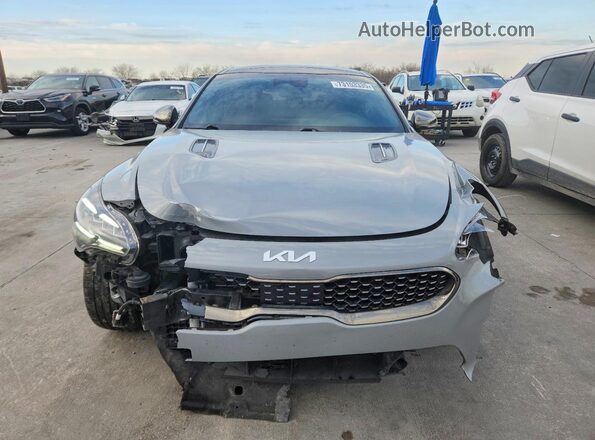 KNAE35LD2P6127975 2023 KIA STINGER Gray Widok z przodu