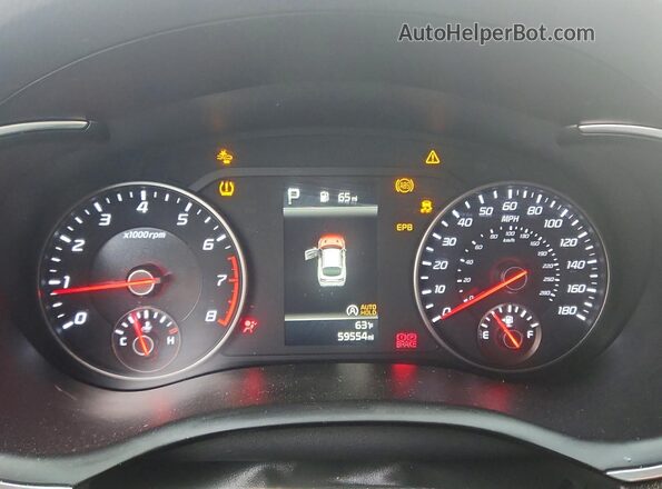 KNAE35LD2P6127975 2023 KIA STINGER Gray Widok zestawu wskaźników