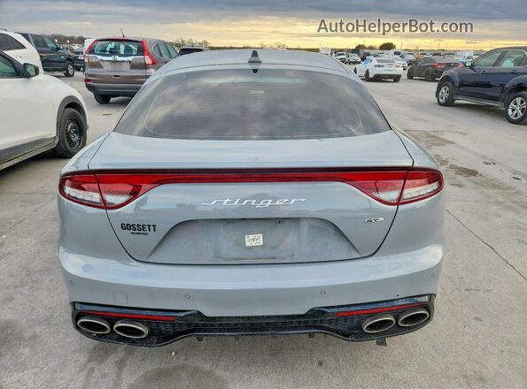 KNAE35LD2P6127975 2023 KIA STINGER Gray Widok z tyłu