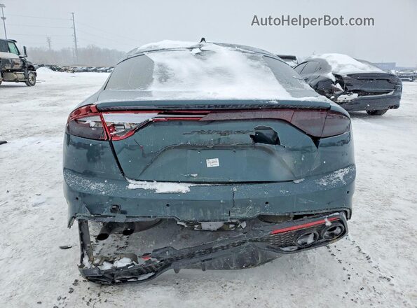 KNAE35LD3N6110342 2022 KIA STINGER Teal Вид ззаду
