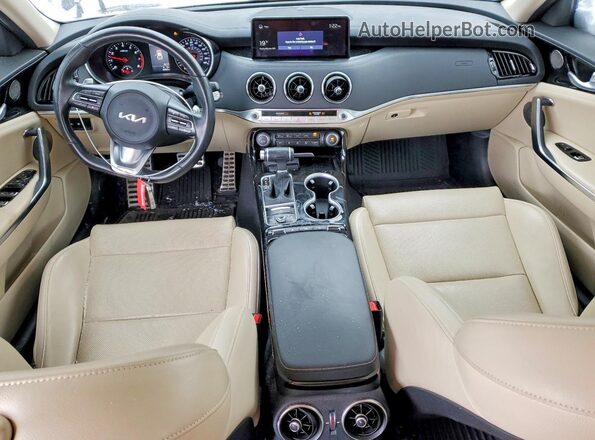 KNAE35LD3N6110342 2022 KIA STINGER Teal Вид панелі приладів