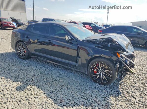 KNAE35LD3P6131324 2023 KIA STINGER Blue Delantero derecho