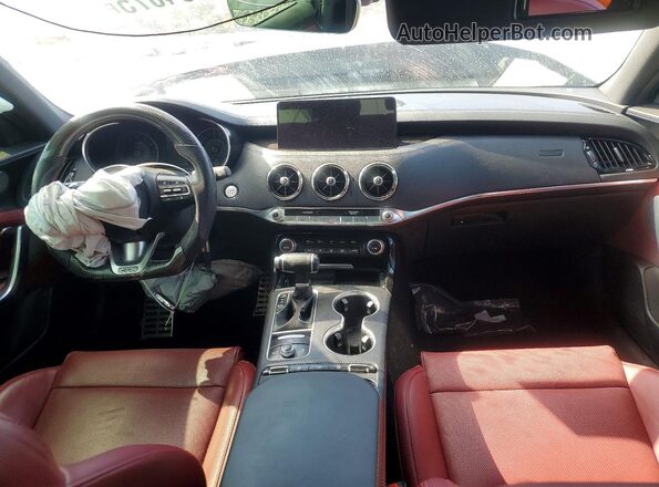 KNAE35LD3P6131324 2023 KIA STINGER Blue Vista del salpicadero