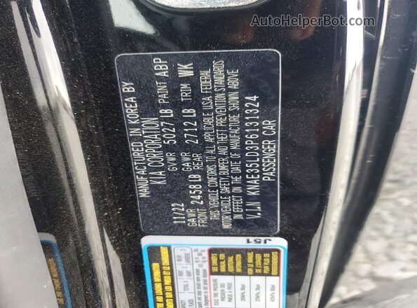 KNAE35LD3P6131324 2023 KIA STINGER Blue Vista del compartimento del motor