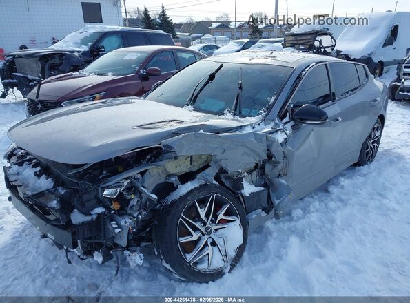 KNAE35LD7P6123307 2023 KIA STINGER Gray Front view