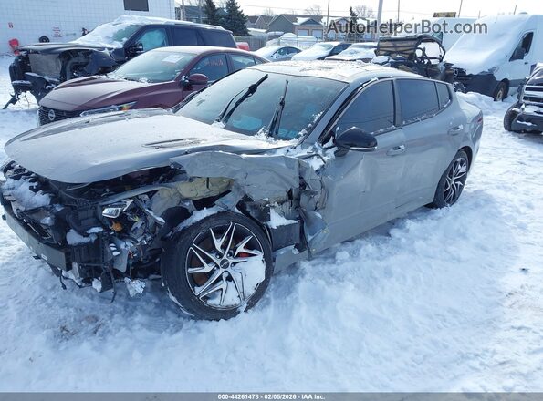 KNAE35LD7P6123307 2023 KIA STINGER Gray Front left