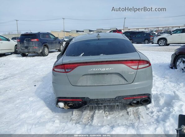 KNAE35LD7P6123307 2023 KIA STINGER Gray 
