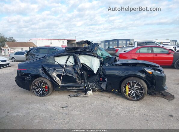 KNAE35LD7P6123582 2023 KIA STINGER Black Rear interior view