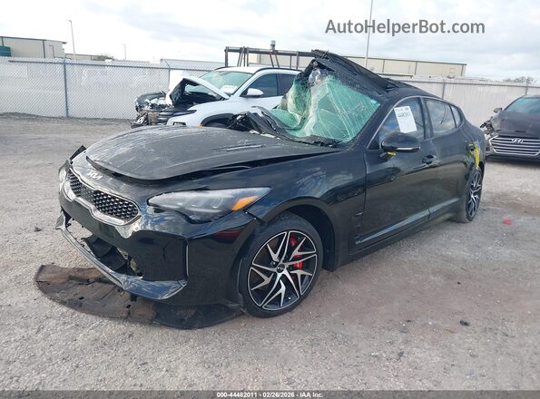 KNAE35LD7P6123582 2023 KIA STINGER Black Front left