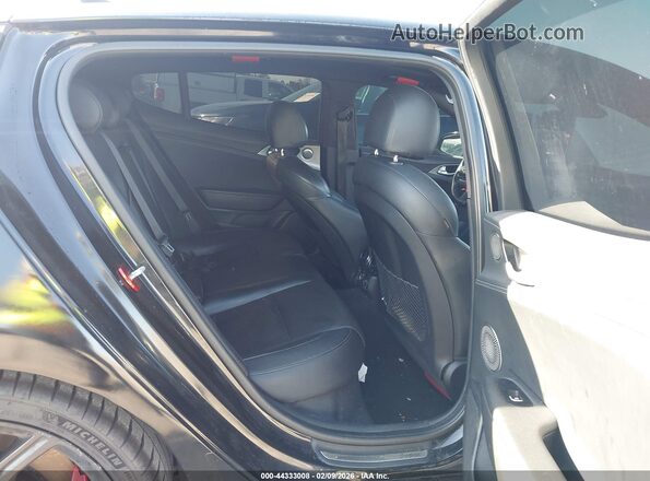 KNAE45LC2K6057777 2019 KIA STINGER Black VIN կոդի պիտակի տեսք