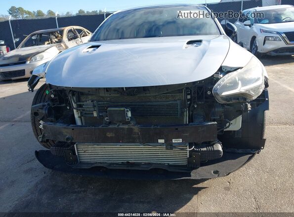 KNAE45LCXJ6018109 2018 KIA STINGER Silver 
