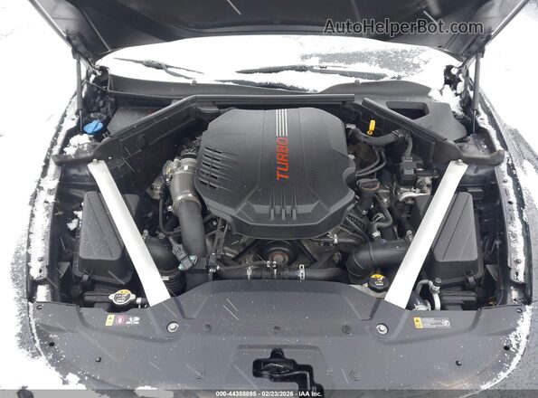 KNAE55LC2J6017193 2018 KIA STINGER Black Հետևի տեսք