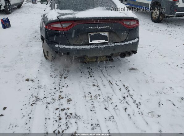 KNAE55LC2J6017193 2018 KIA STINGER Black Դիմացի տեսք