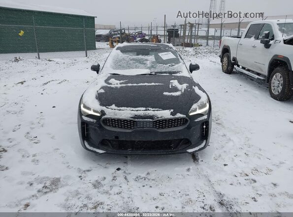 KNAE55LC2J6017193 2018 KIA STINGER Black Սարքավորումների վահանակի տեսք