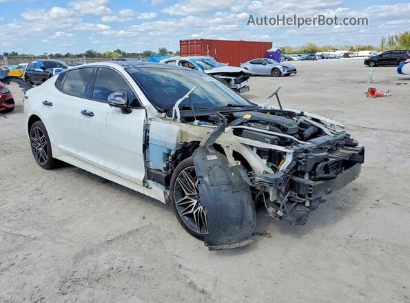 KNAE55LC2P6130053 2023 KIA STINGER White Vista frontal