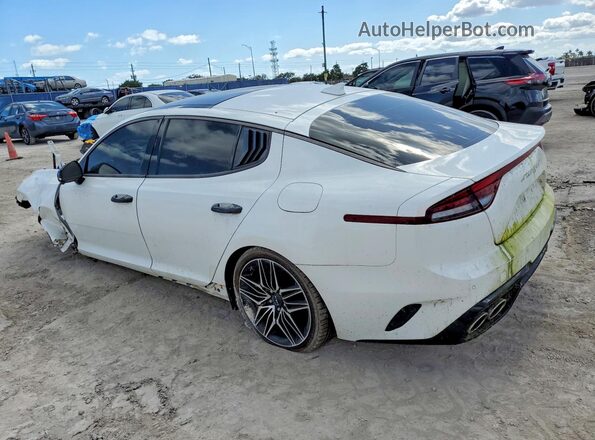 KNAE55LC2P6130053 2023 KIA STINGER White Trasero derecho