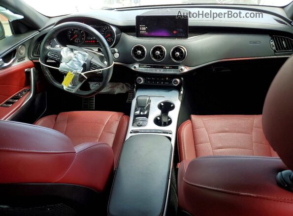 KNAE55LC2P6130053 2023 KIA STINGER White Vista del cuadro de instrumentos