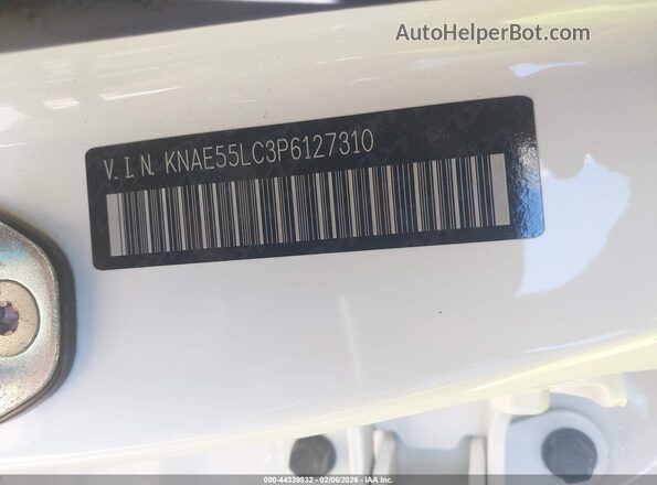 KNAE55LC3P6127310 2023 KIA STINGER Белый Вид подкапотного пространства