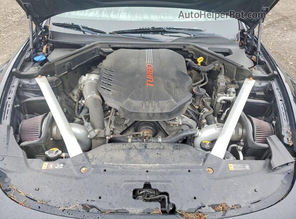 KNAE55LC8K6043072 2019 KIA STINGER Black 