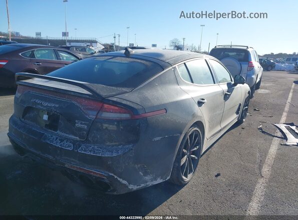 KNAE55LC9N6103218 2022 KIA STINGER Black Հետևի աջ