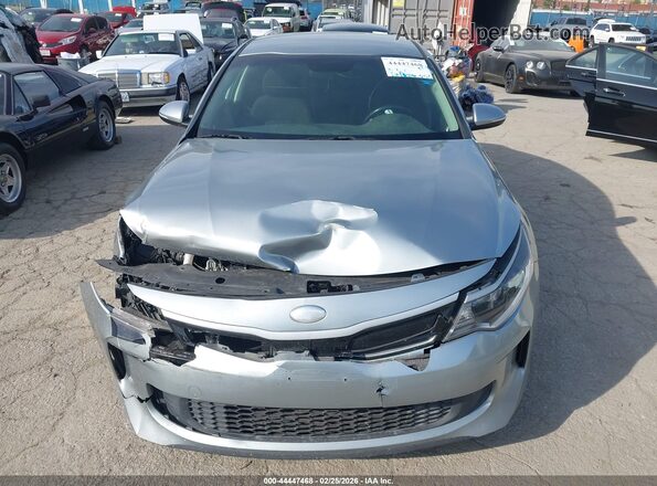 KNAGT4LE5J5023277 2018 KIA OPTIMA HYBRID Gray 
