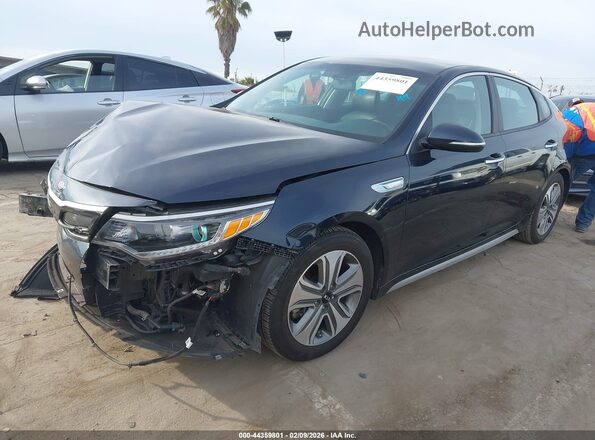 KNAGU4LE1H5013644 2017 KIA OPTIMA HYBRID Dark Blue Przód lewy