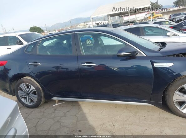 KNAGU4LE1H5013644 2017 KIA OPTIMA HYBRID Dark Blue Widok wnętrza 360 stopni