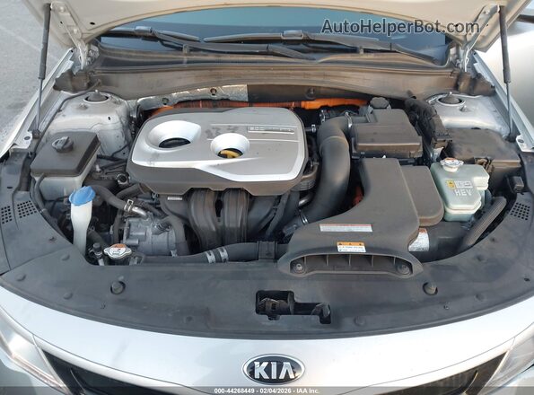 KNAGU4LE2H5011210 2017 KIA OPTIMA HYBRID Silver Vista trasera