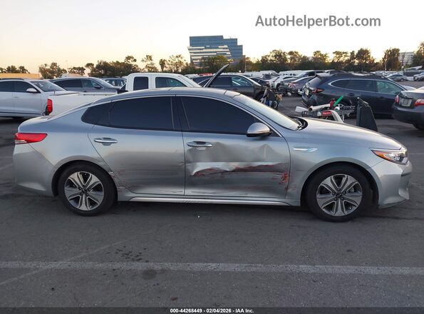 KNAGU4LE2H5011210 2017 KIA OPTIMA HYBRID Silver Vista interior trasera