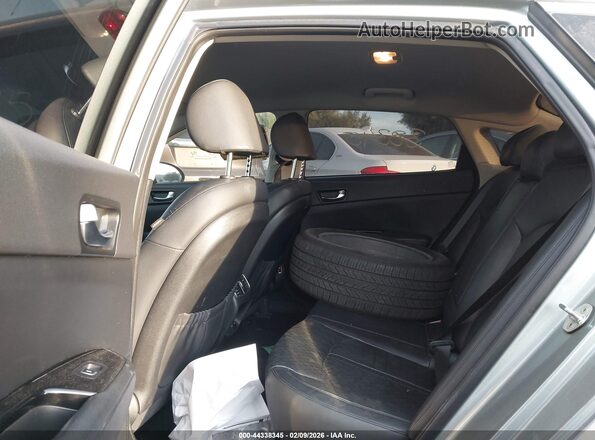 KNAGU4LE3H5013726 2017 KIA OPTIMA HYBRID Silver VIN კოდის სტიკერის ხედი
