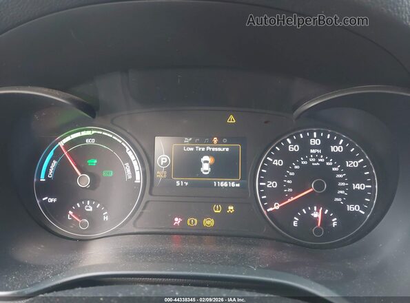 KNAGU4LE3H5013726 2017 KIA OPTIMA HYBRID Silver უკანა სავარძლების ხედი