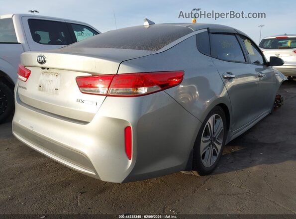 KNAGU4LE3H5013726 2017 KIA OPTIMA HYBRID Silver უკანა მარჯვენა