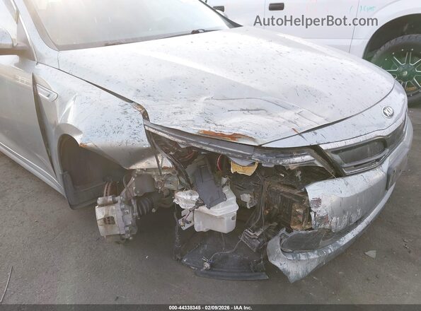 KNAGU4LE3H5013726 2017 KIA OPTIMA HYBRID Silver წინა ხედი