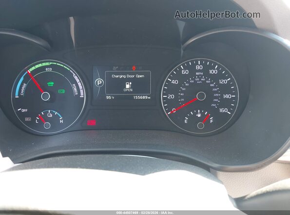 KNAGV4LD5H5013196 2017 KIA OPTIMA PLUG-IN HYBRID White Widok tylnych siedzeń
