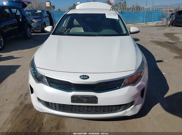 KNAGV4LD5H5013196 2017 KIA OPTIMA PLUG-IN HYBRID White Widok wnętrza z tyłu