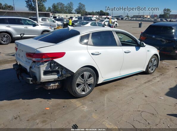 KNAGV4LD5H5013196 2017 KIA OPTIMA PLUG-IN HYBRID White Tył prawy