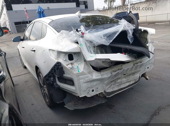 KNAGV4LD8H5011040 2017 KIA OPTIMA PLUG-IN HYBRID White Задня ліва чверть