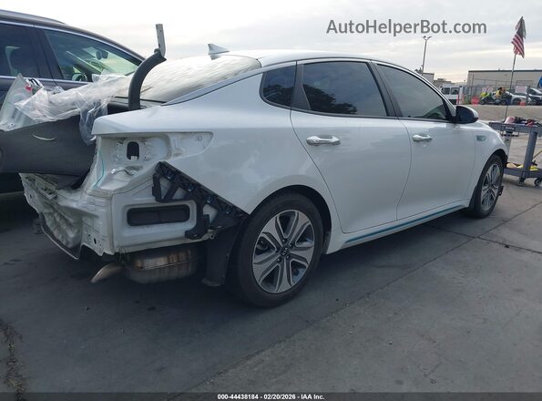 KNAGV4LD8H5011040 2017 KIA OPTIMA PLUG-IN HYBRID White Задня права чверть
