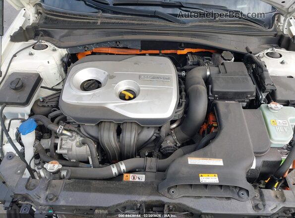 KNAGV4LD8H5011040 2017 KIA OPTIMA PLUG-IN HYBRID White Вид ззаду