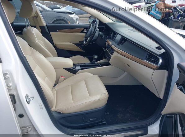 KNALB4J18H5086997 2017 KIA CADENZA White Front interior view